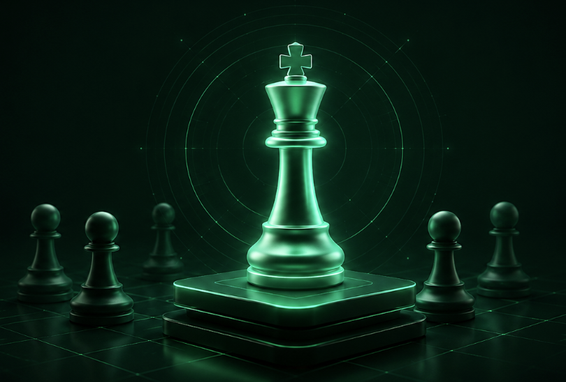 Diagrama abstrato de conexões de Inteligência Artificial entre áreas de uma empresa